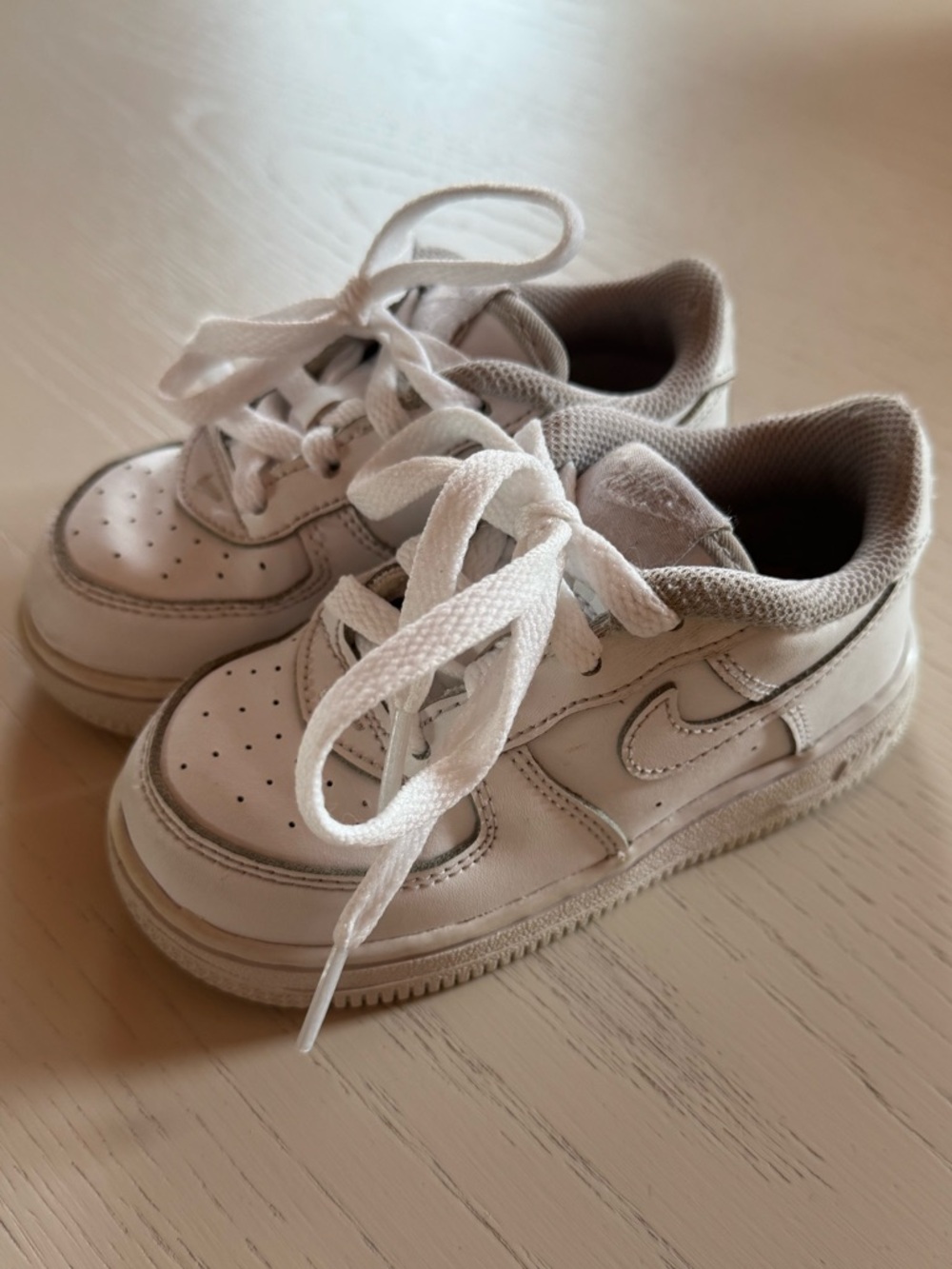 Nike Air Force1 Triple White - 8C Toddler
